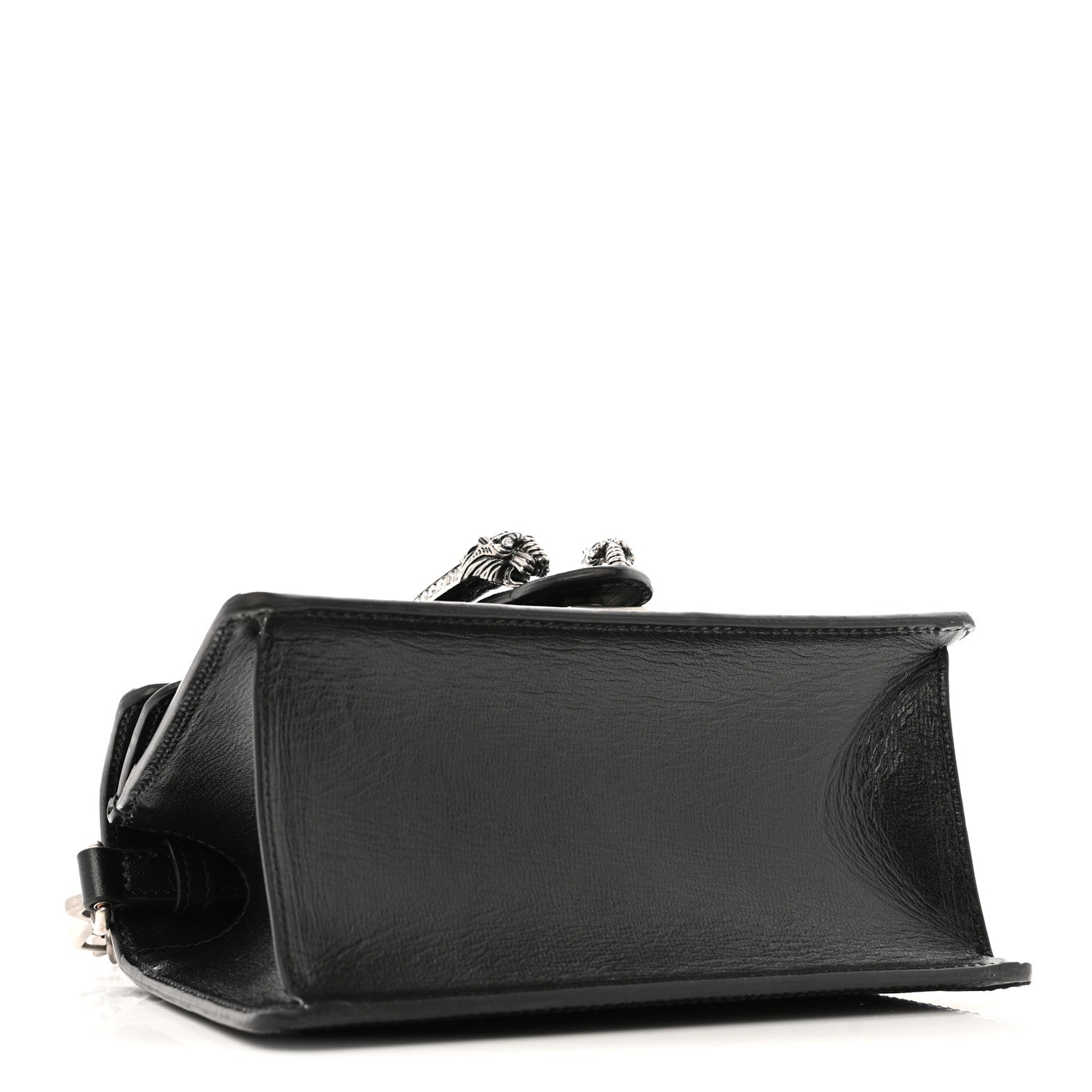 Gucci Satin Crystal GG Monogram Mini Dionysus Top Handle Bag Black 4 of 13