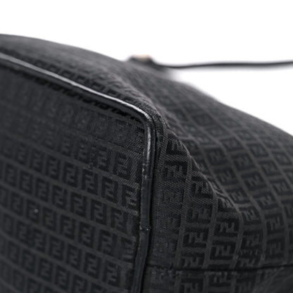 Fendi Zucchino Hobo Black 12 of 21