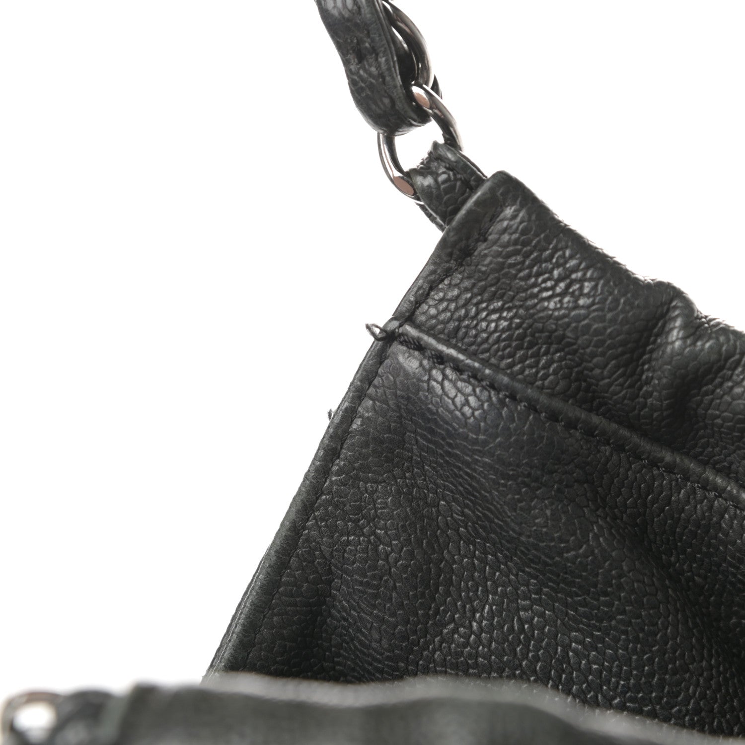 Chanel Distressed Caviar XL Coco Cabas Black 16 of 16