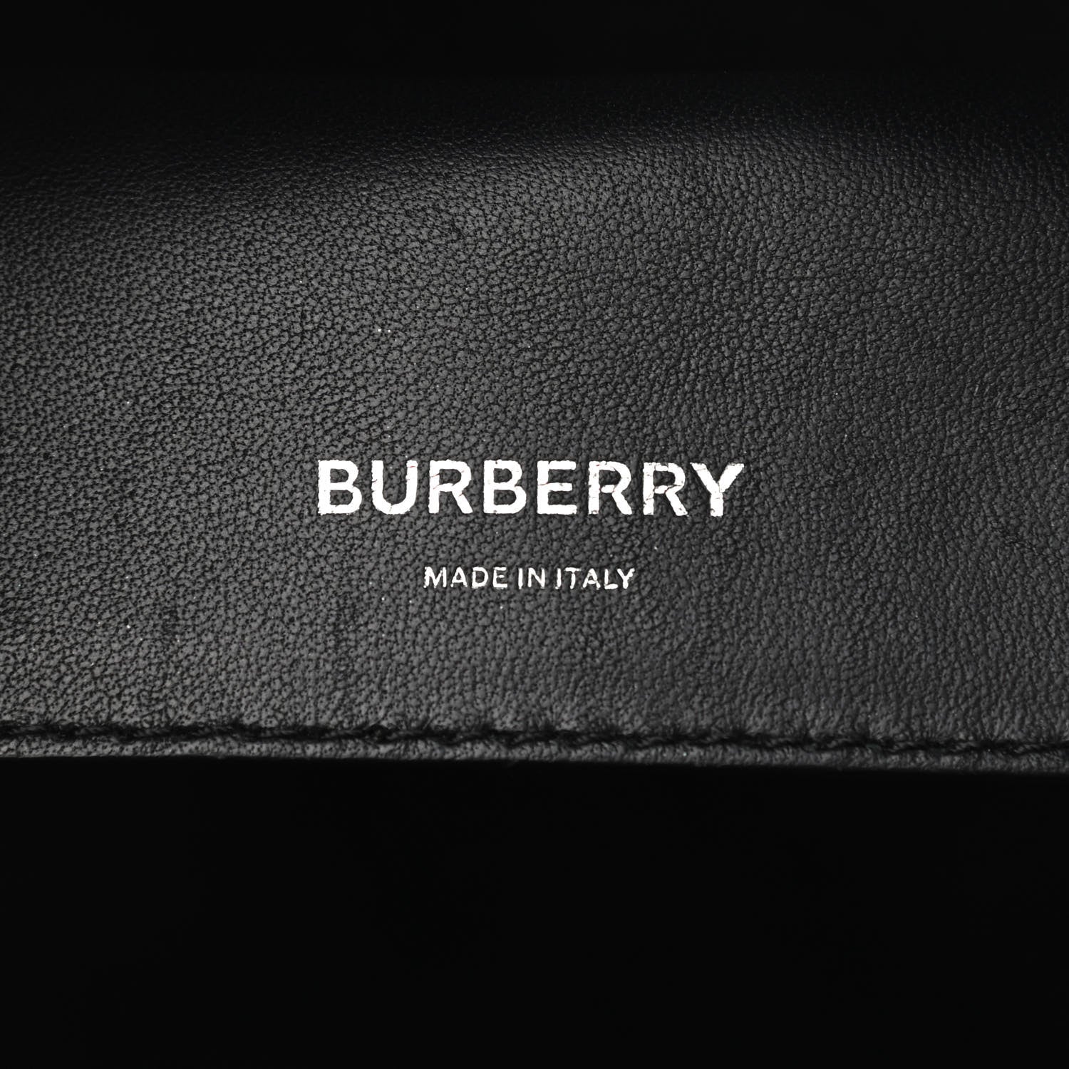 Burberry Smooth Calfskin Montage Print Small Cube Bowling Bag Black 6 of 11
