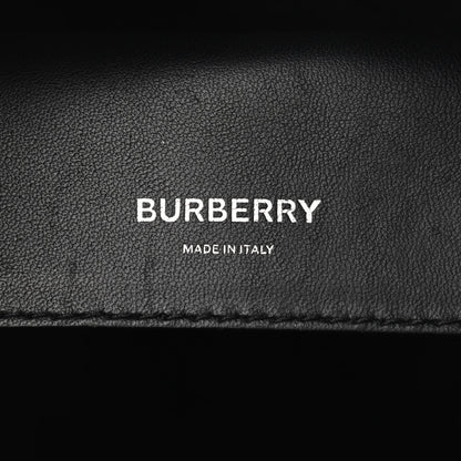 Burberry Smooth Calfskin Montage Print Small Cube Bowling Bag Black 6 of 11