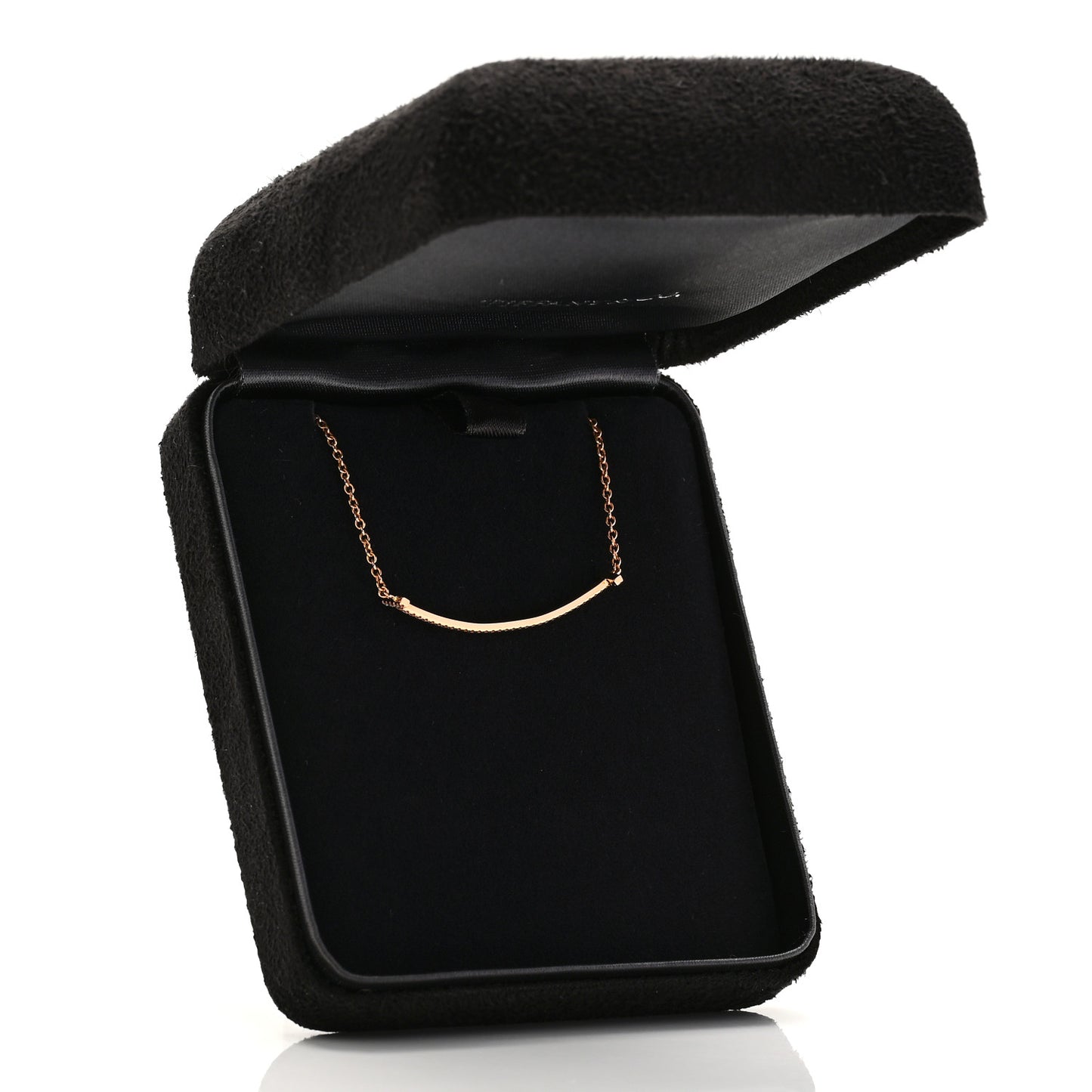 18K Rose Gold Diamond T Smile Bracelet