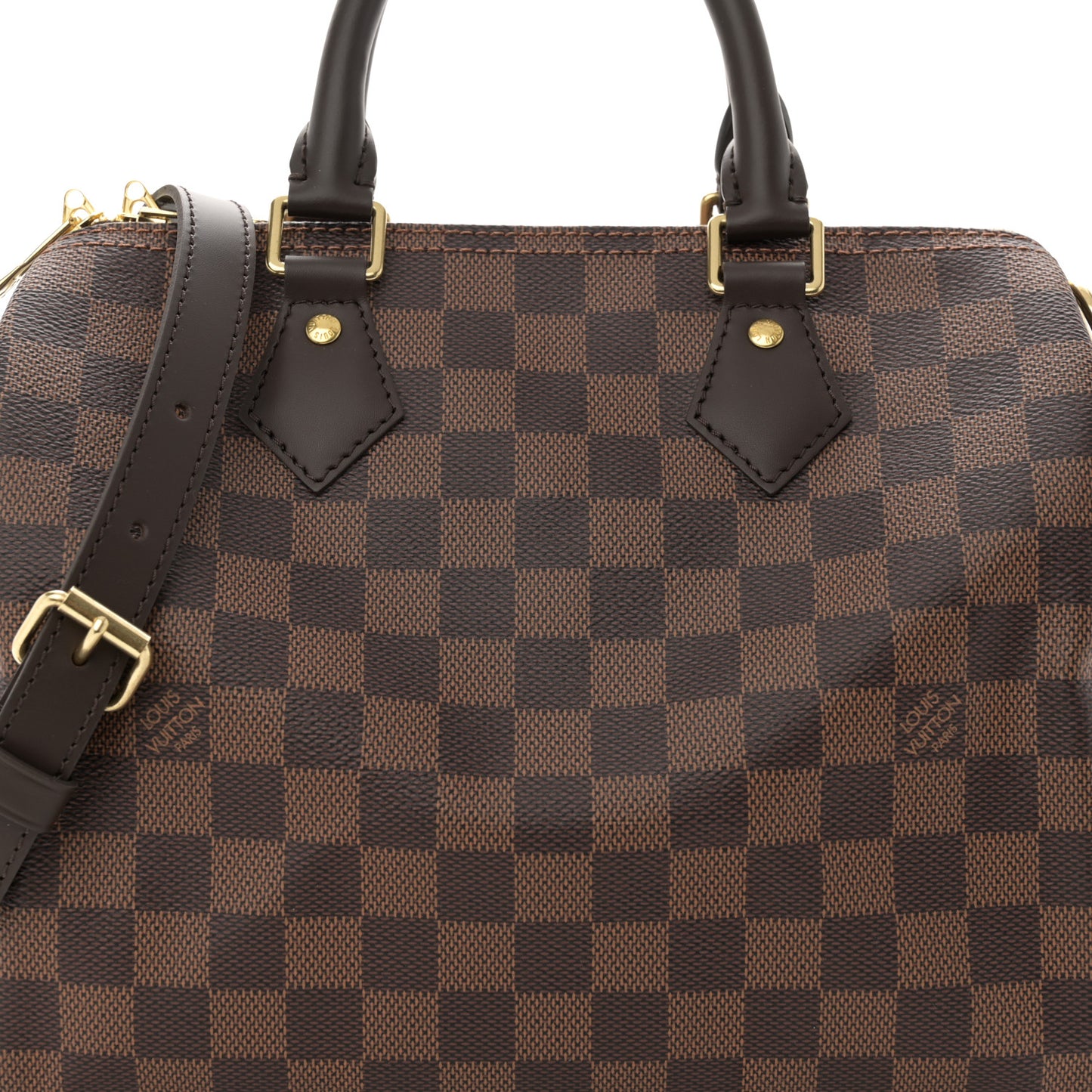Damier Ebene Speedy Bandouliere 25