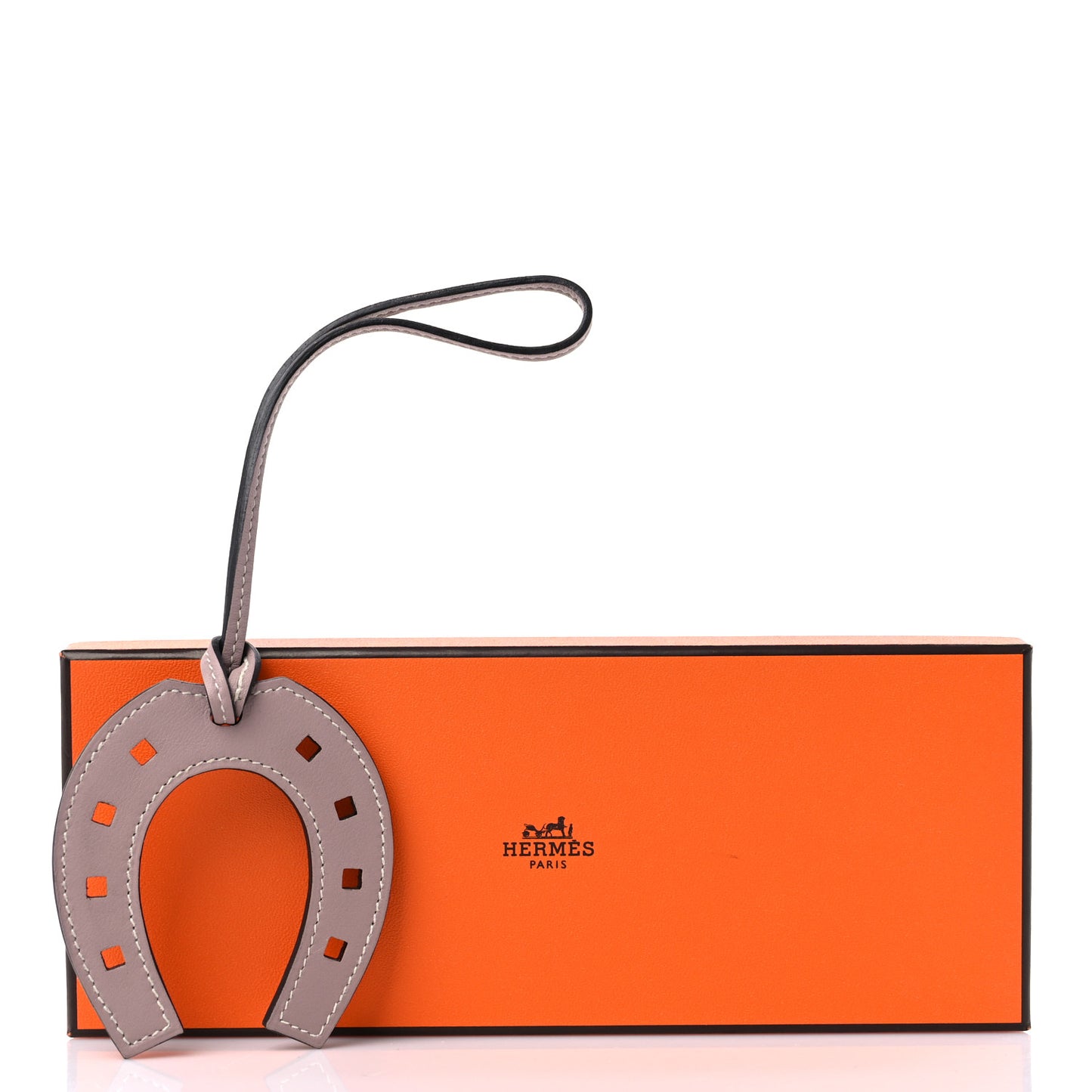 Swift Paddock Horseshoe Bag Charm Glycine