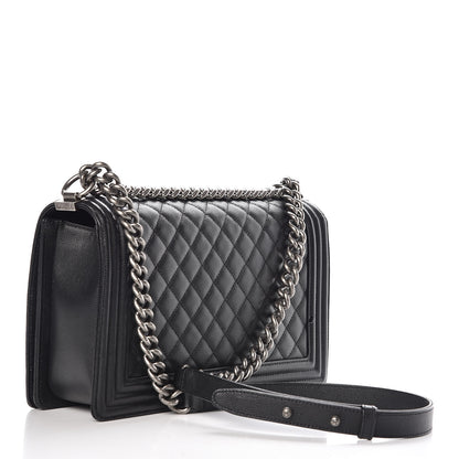 Chanel Caviar Quilted New Medium Boy Flap Black 3 of 7