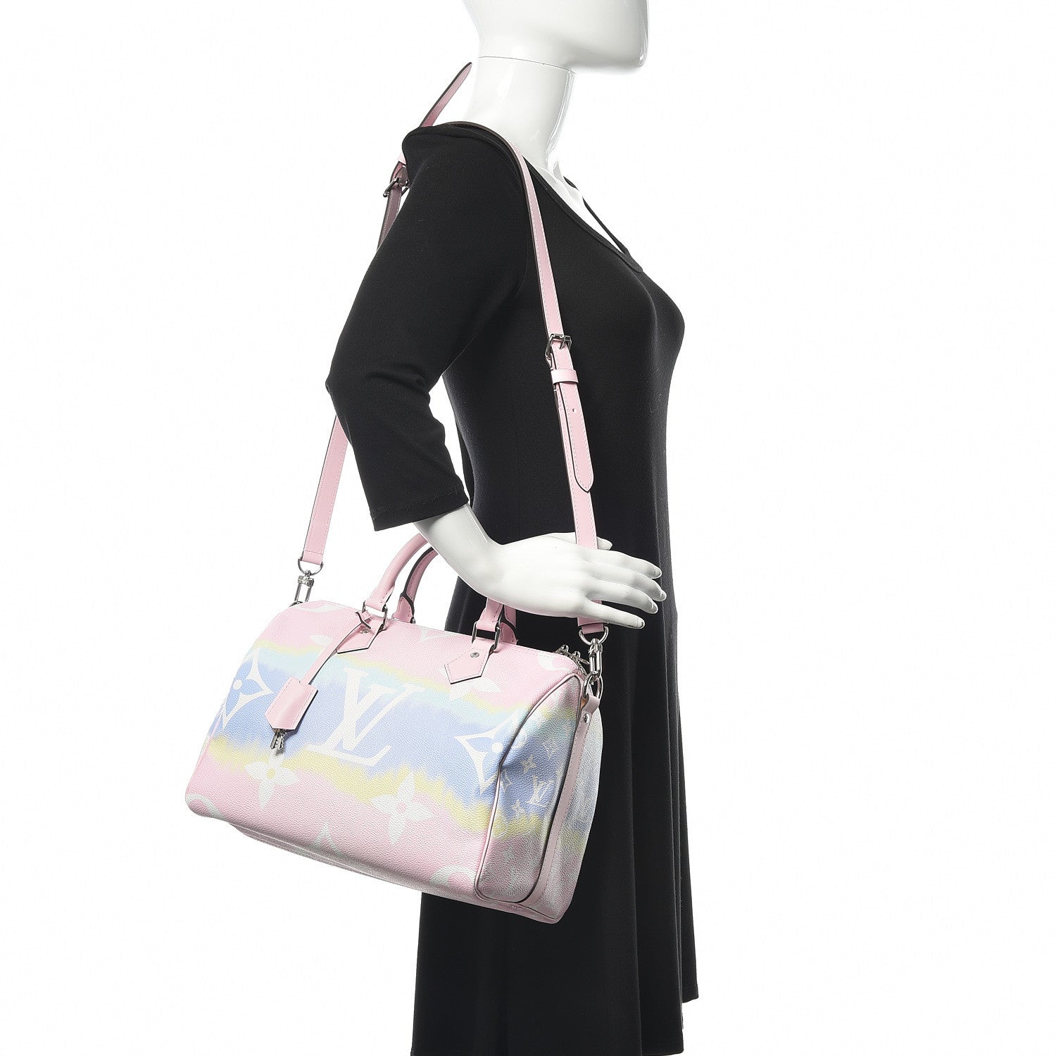 Louis Vuitton Monogram Escale Speedy Bandouliere 30 Pastel 2 of 9
