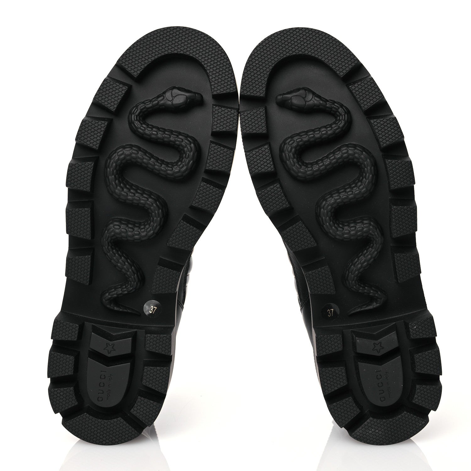 Gucci Calfskin Nappa Matelasse Frances Chelsea Boots 37 Black 6 of 12