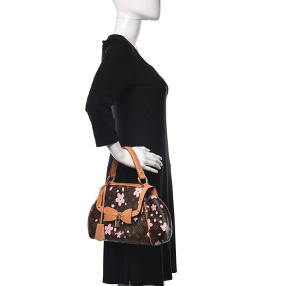 Louis Vuitton Monogram Cherry Blossom Sac Retro Bag Brown 2 of 10