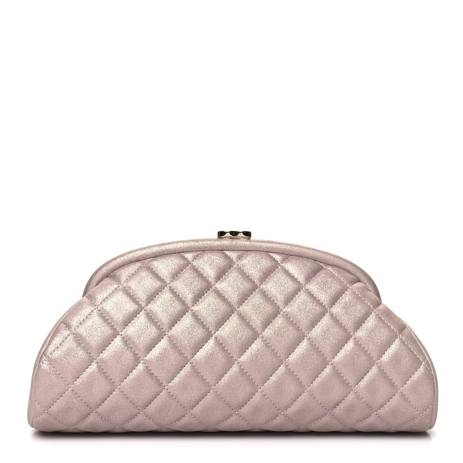 Chanel Metallic Lambskin Quilted Timeless Clutch Pink 1 of 12