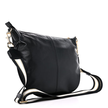 Marc Jacobs Calfskin The Flash Hobo Crossbody Black 2 of 9