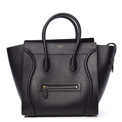 Celine Smooth Calfskin Mini Luggage Black 1 of 12