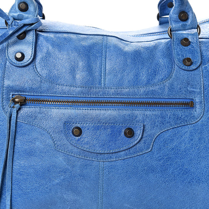 Balenciaga Chevre Classic Hardware Work French Bleu 7 of 13