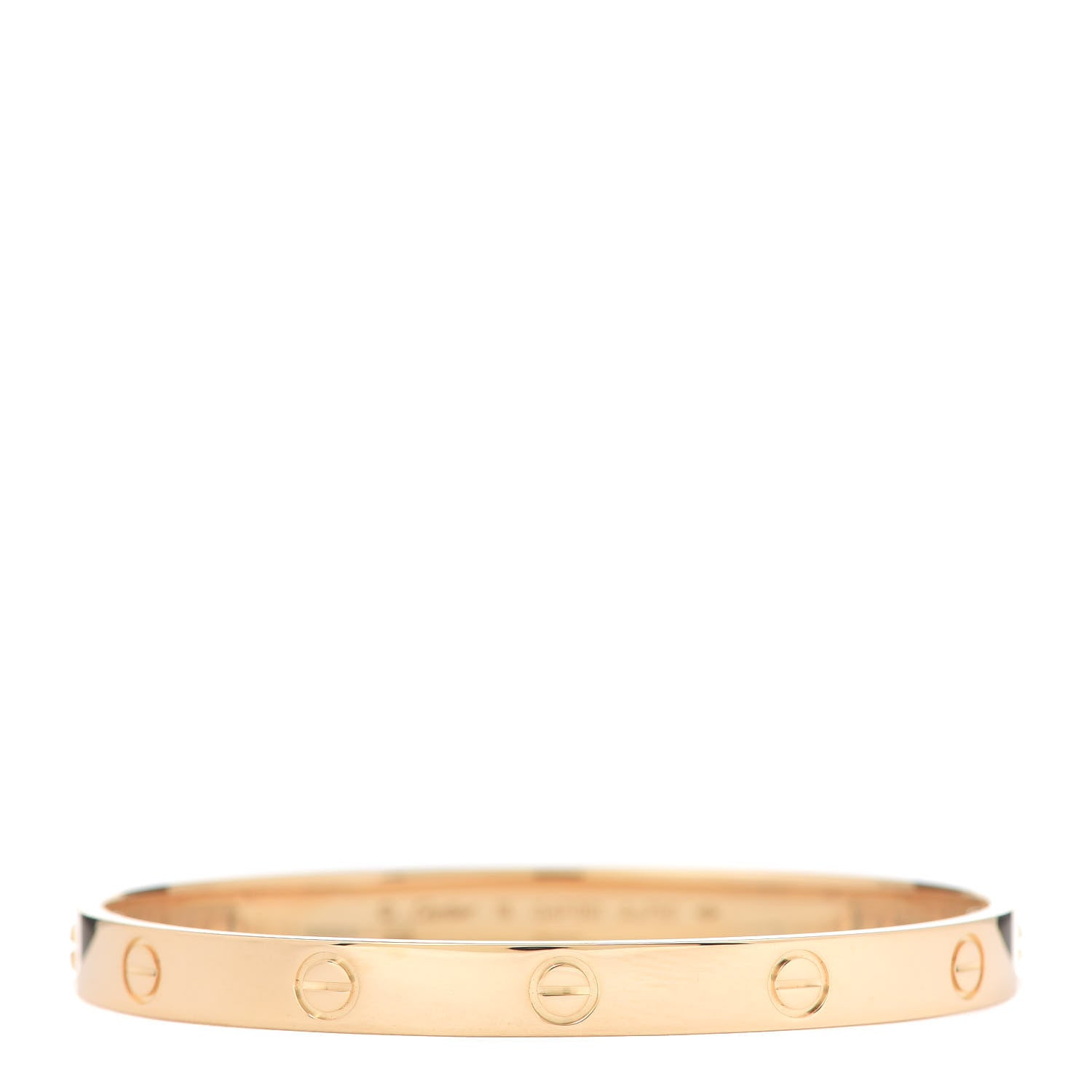 Cartier 18K Yellow Gold LOVE Bracelet 18 1 of 7
