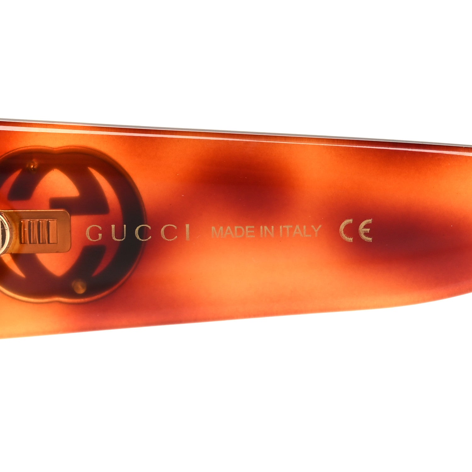 Gucci Acetate Square Frame Sunglasses GG0142SA Tortoise 5 of 8