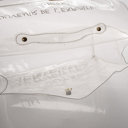 Hermes Vinyl Souvenir De L'Exposition Kelly Transparent 5 of 5