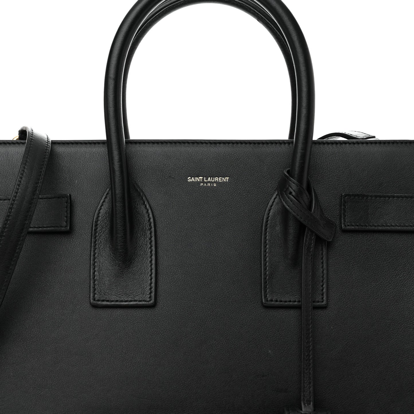Calfskin Small Sac De Jour Black