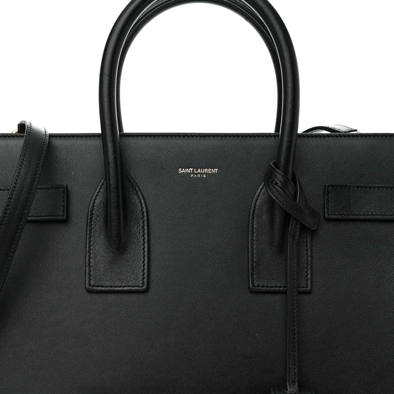 Saint Laurent Calfskin Small Sac De Jour Black 8 of 10