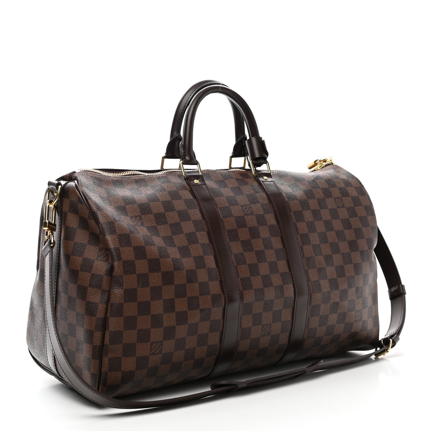Louis Vuitton Damier Ebene Keepall Bandouliere 45 3 of 9