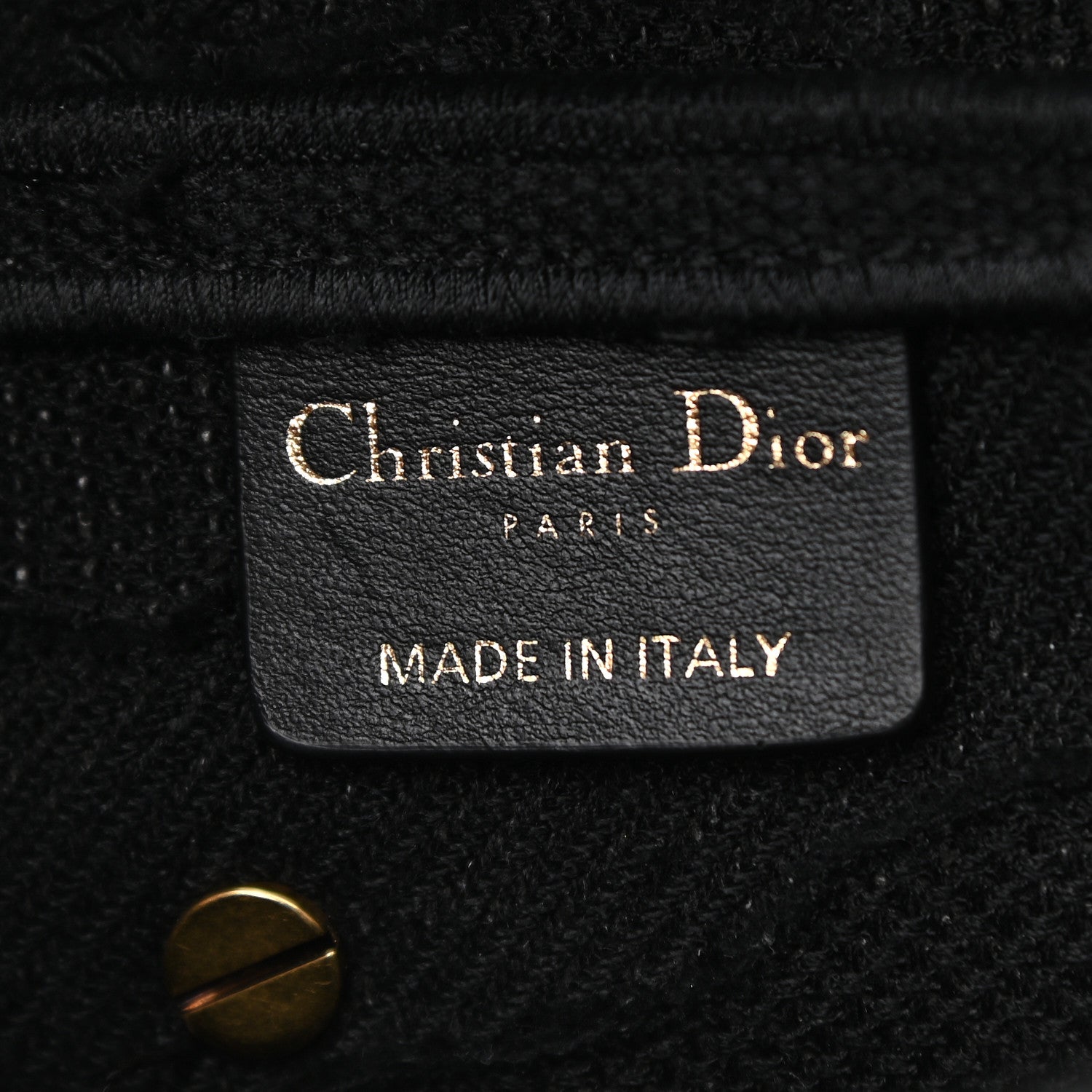Christian Dior Canvas Embroidered Camouflage Saddle Bag Black 6 of 9