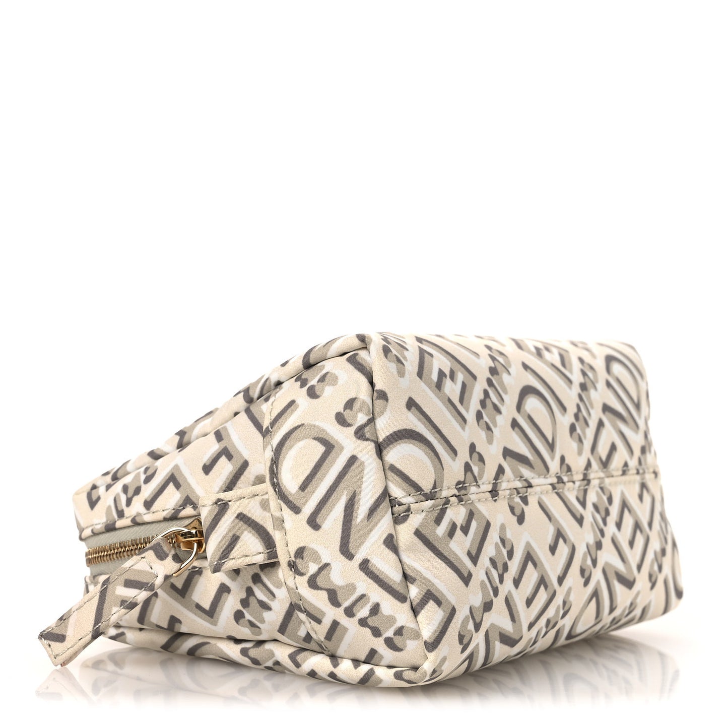 X SKIMS Nylon Small Trapezoid Beauty Pouch Kims Avorio