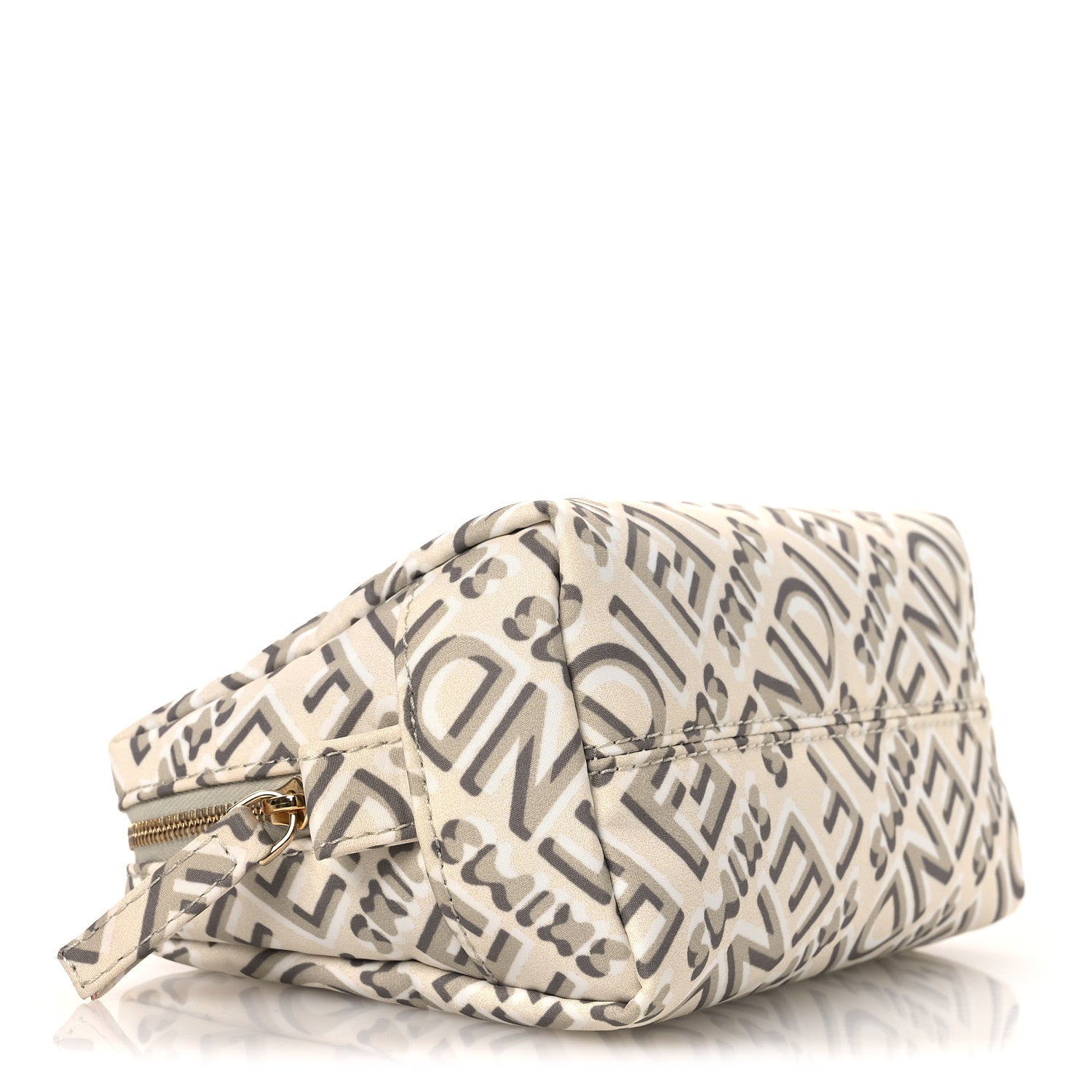 Fendi X SKIMS Nylon Small Trapezoid Beauty Pouch Kims Avorio 4 of 11