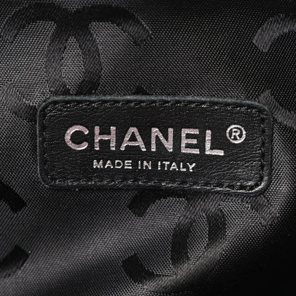 Chanel Calfskin Quilted Large Cambon Multipocket Reporter Pink Black 6 of 10