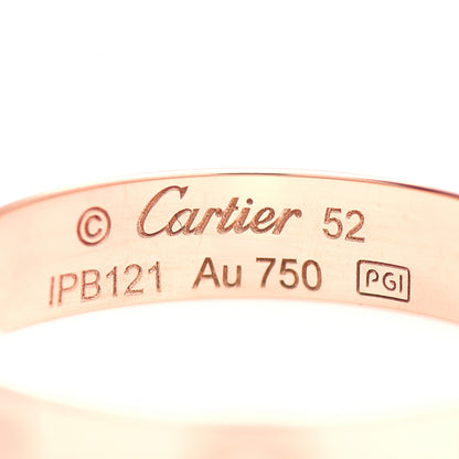Cartier 18K Pink Gold 3.5mm LOVE Wedding Band Ring 52 6 4 of 5