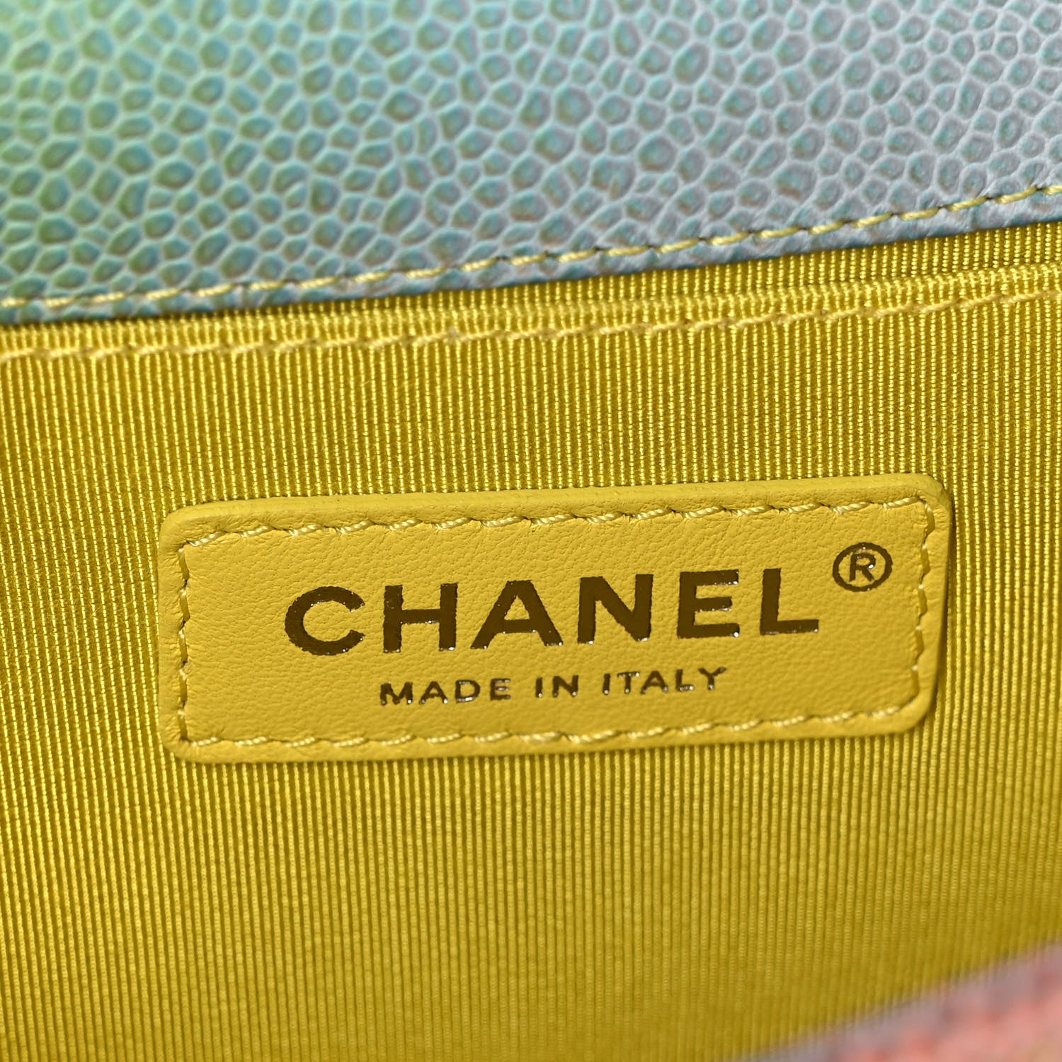 Chanel Caviar Quilted Medium Cuba Rainbow Boy Flap Multicolor 6 of 11