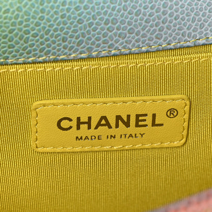 Chanel Caviar Quilted Medium Cuba Rainbow Boy Flap Multicolor 6 of 11