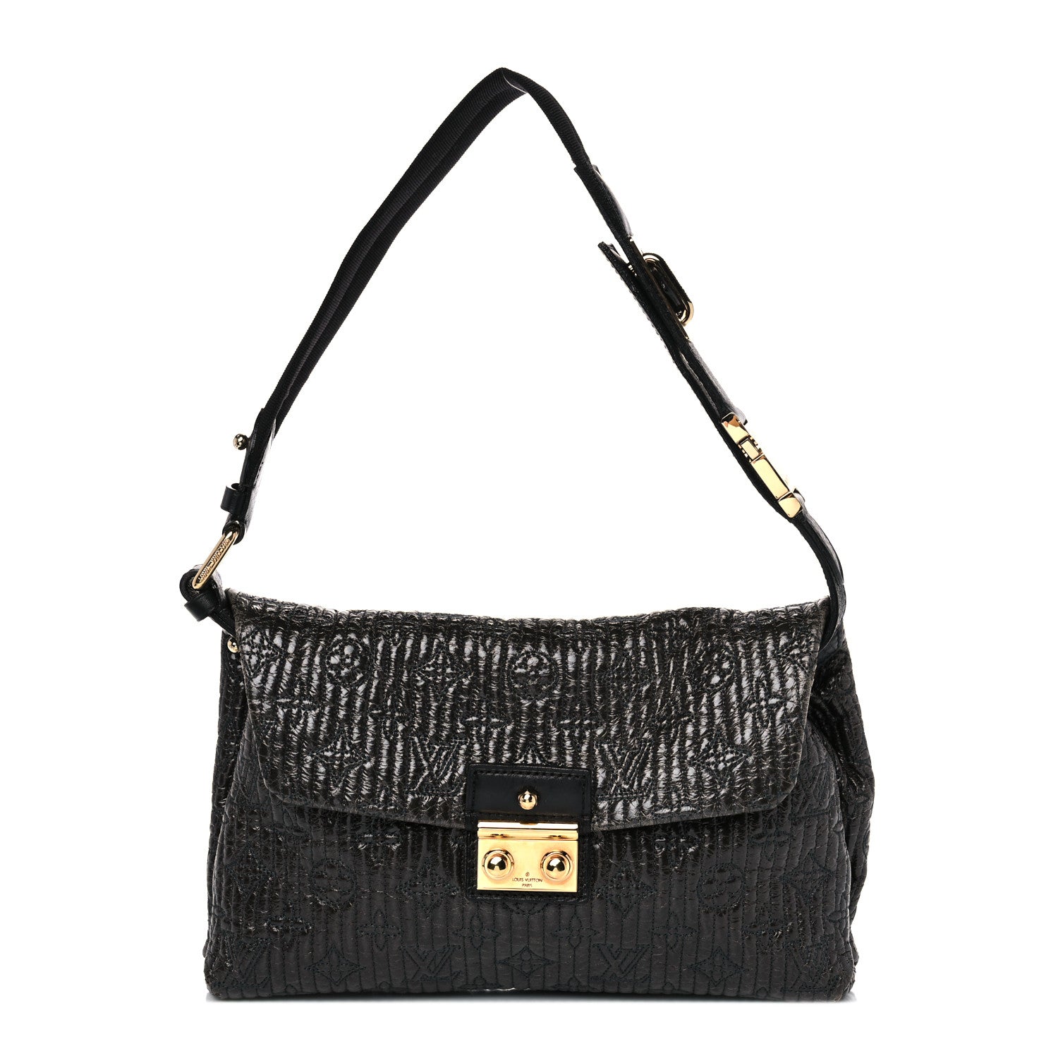 Louis Vuitton Monogram Motard Pochette Black 1 of 16