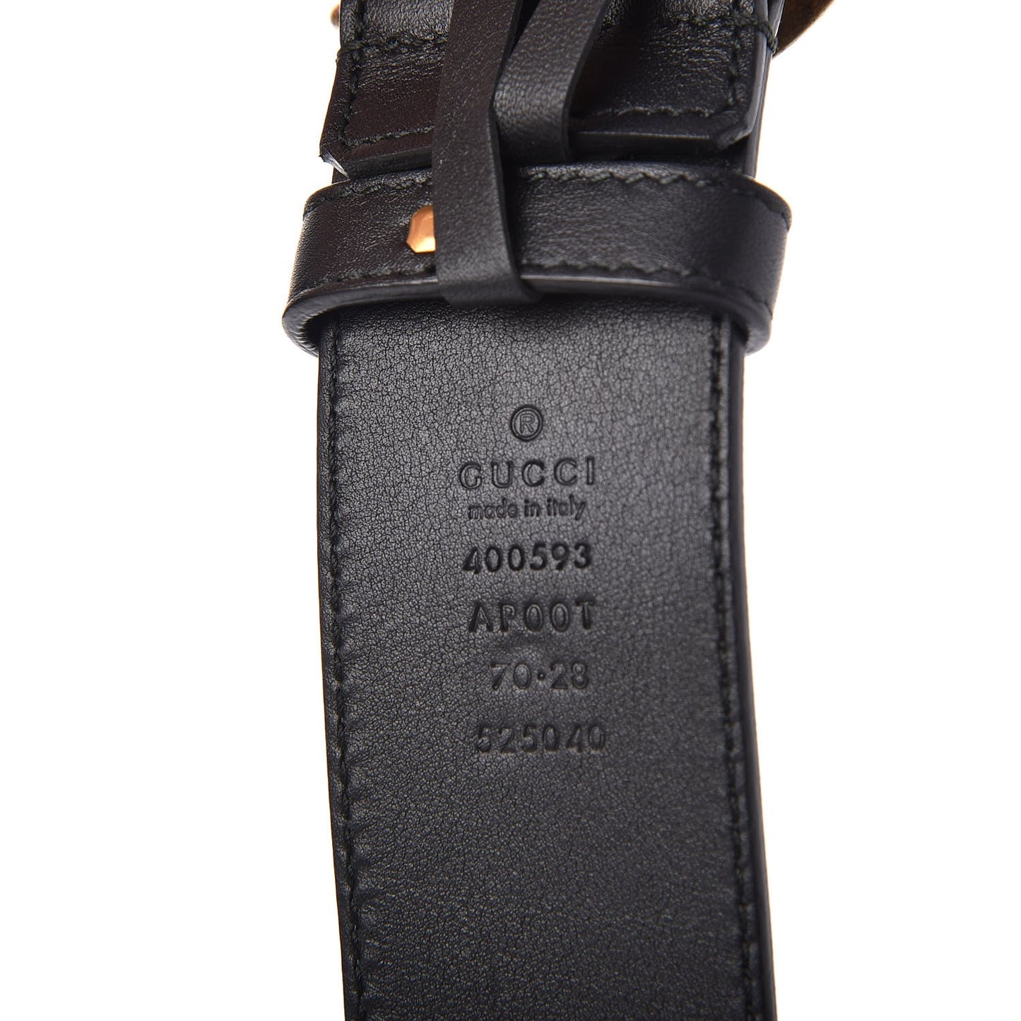 Calfskin Double G 40mm Belt 70 28 Black