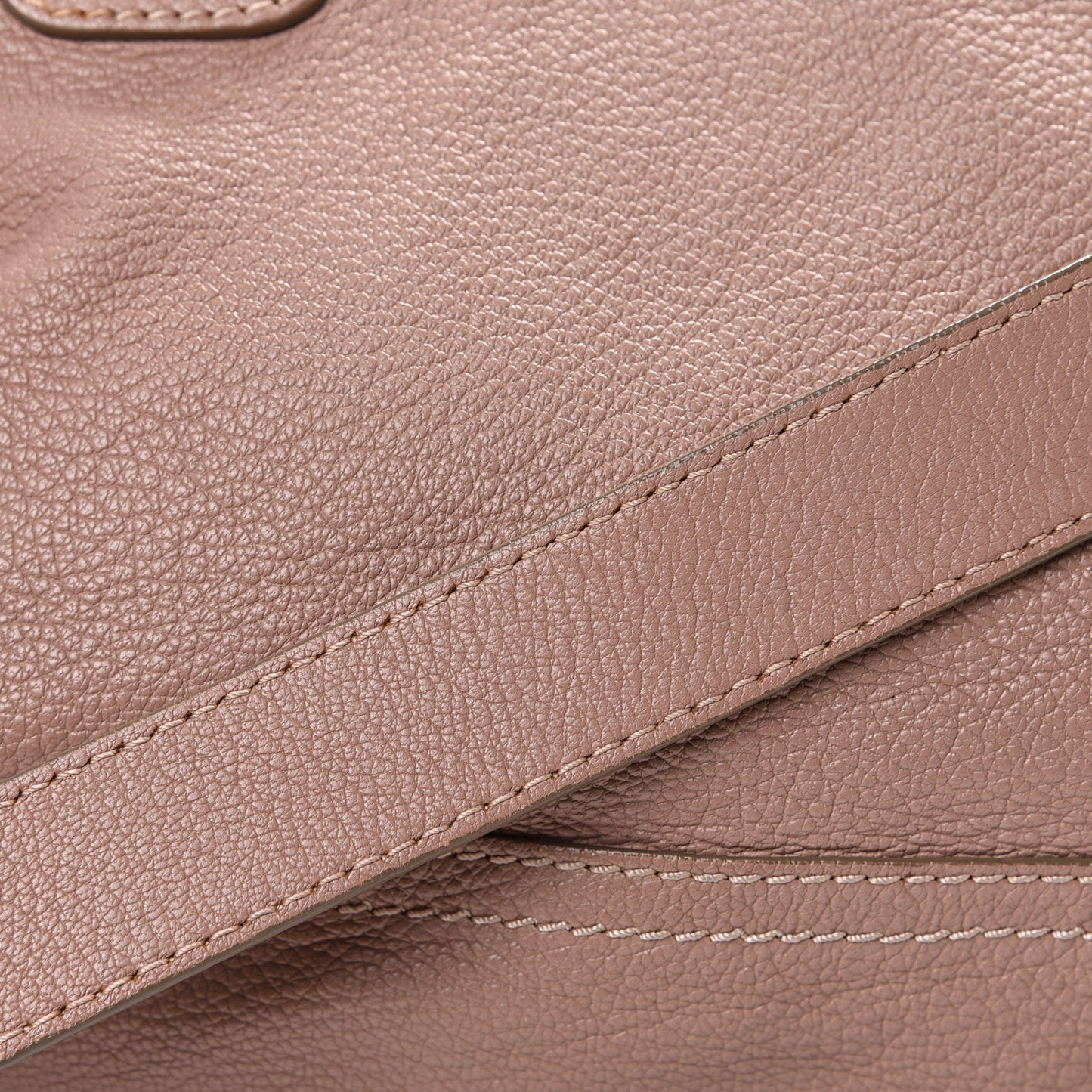 Sugar Goatskin Large Pandora Beige