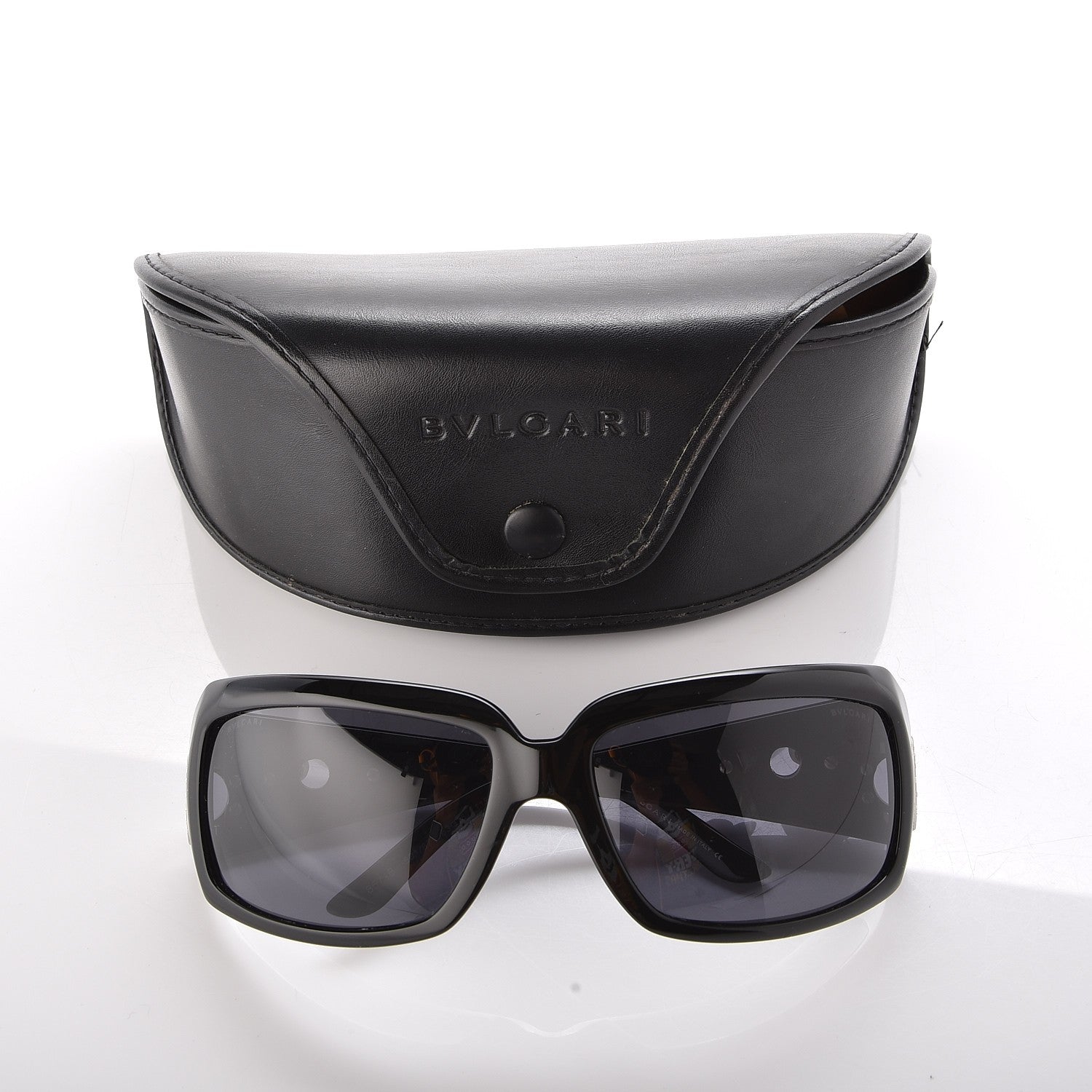 Bulgari Flower Crystal 857-B Sunglasses Black 8 of 8