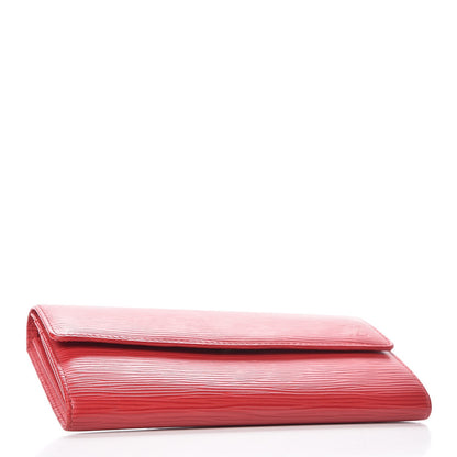 Louis Vuitton Epi Sarah Wallet Rubis 4 of 15