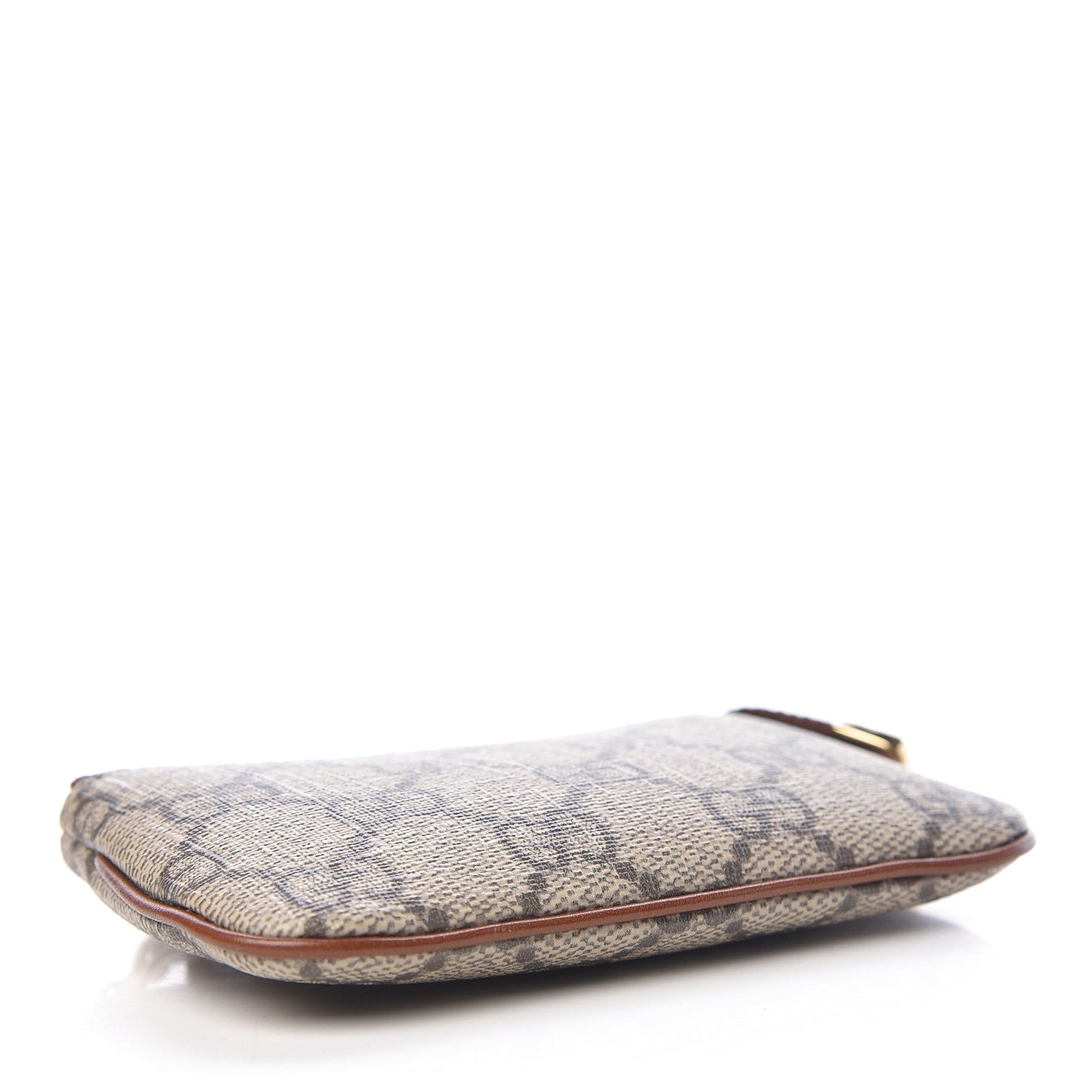 GG Supreme Monogram Key Case Brown