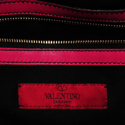 Valentino Garavani Nappa Rose Vertigo Tote Hot Pink 6 of 7