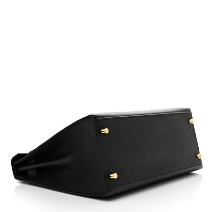 Hermes Epsom Kelly Sellier 28 Black 4 of 11