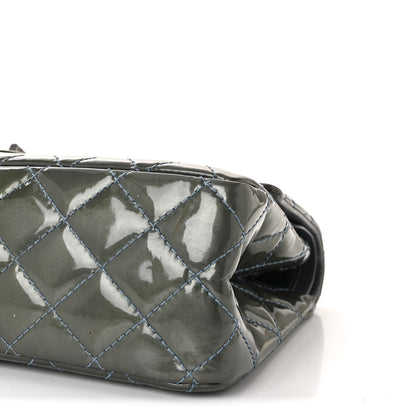Chanel Patent Quilted 2.55 Reissue 226 Flap Blue 10 of 10