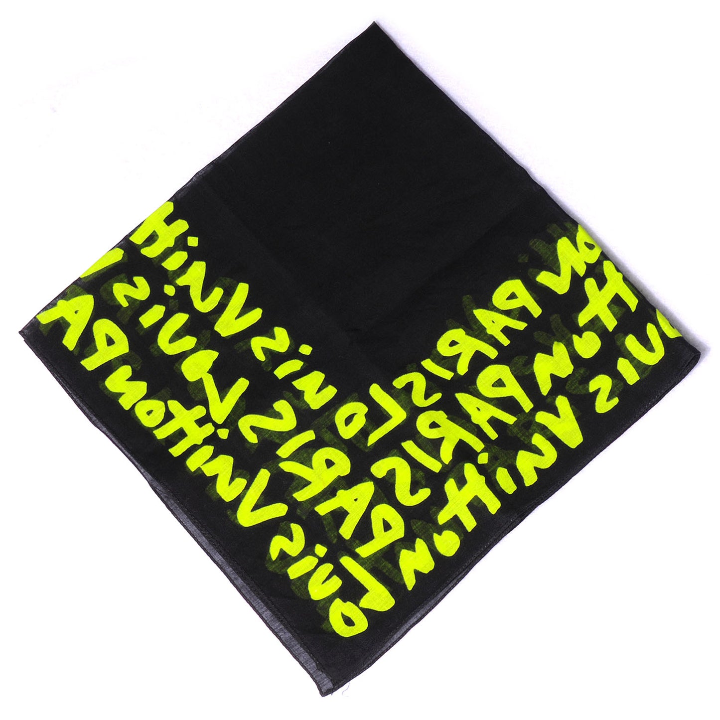Cotton Graffiti Bandana Green