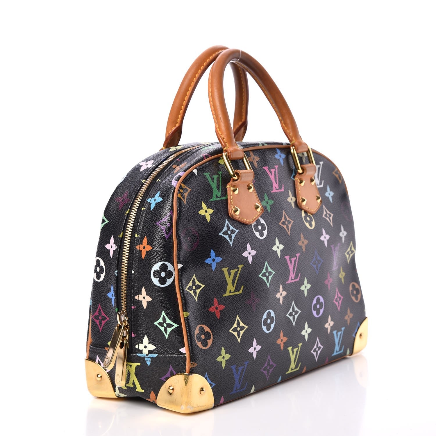 Louis Vuitton Monogram Multicolor Trouville Black 3 of 11