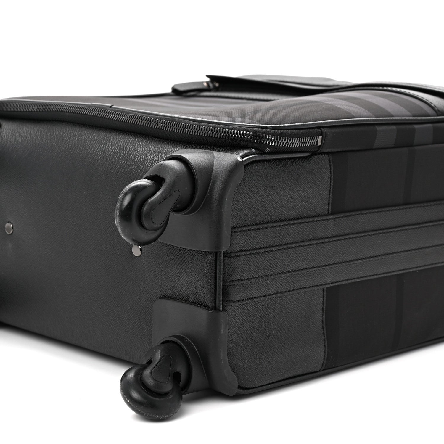 Burberry Smoked Check Carry-On Suitcase Black 8 of 10