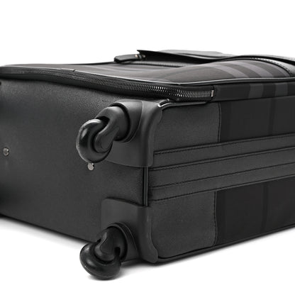 Burberry Smoked Check Carry-On Suitcase Black 8 of 10