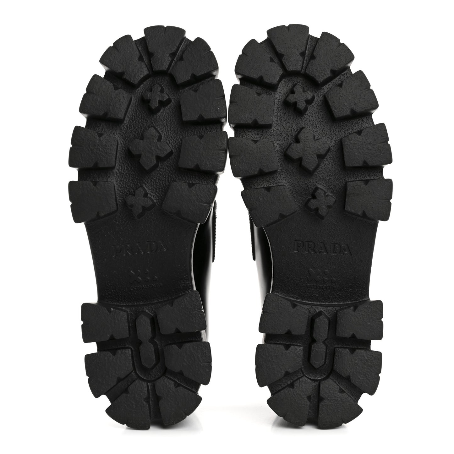 Spazzolato Rois Metal Triangle Logo Monolith 55mm Loafers 38 Black