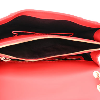 Bulgari Calfskin Serpenti Forever Shoulder Bag Red 6 of 10