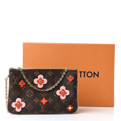 Louis Vuitton Monogram Blooming Flowers Double Zip Pochette 12 of 12