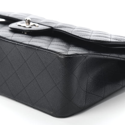 Chanel Caviar Quilted Jumbo Double Flap Black 9 of 9