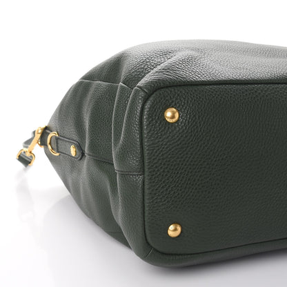 Prada Vitello Daino Tote Foresta 8 of 9