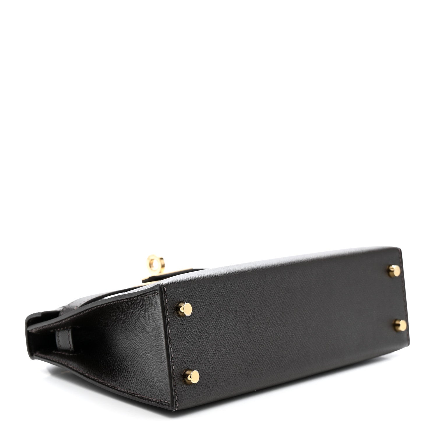 Hermes Madame Calfskin Mini Kelly Sellier 20 Bai Brun 4 of 11
