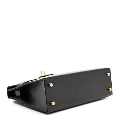 Hermes Madame Calfskin Mini Kelly Sellier 20 Bai Brun 4 of 11