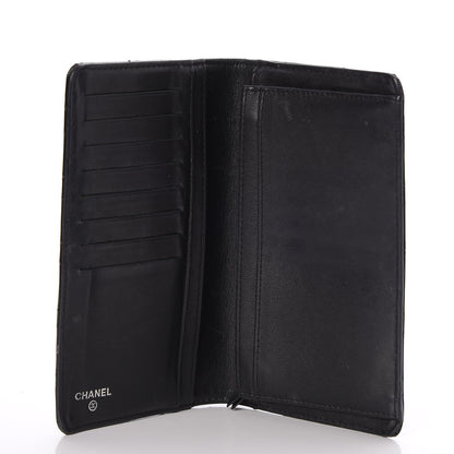 Chanel Patent Quilted Brilliant Yen Wallet Black 5 of 8